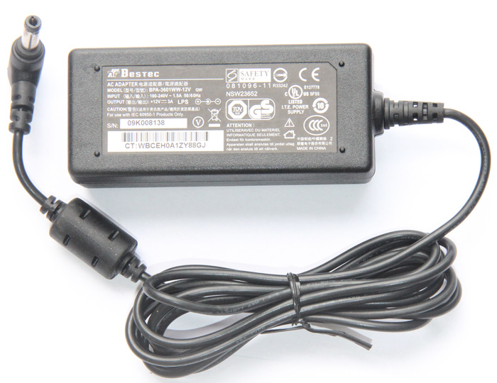 *Brand NEW* BesTec DC12V 3A (36W) for BPA-3601WW-12V AC DC Adapter POWER SUPPLY